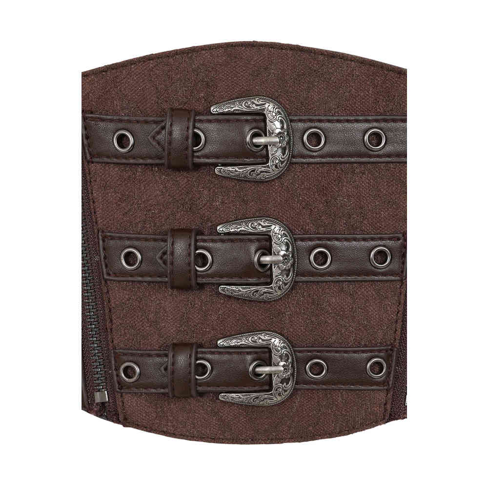 Banned - Fading Angel Taille riem - Bruin